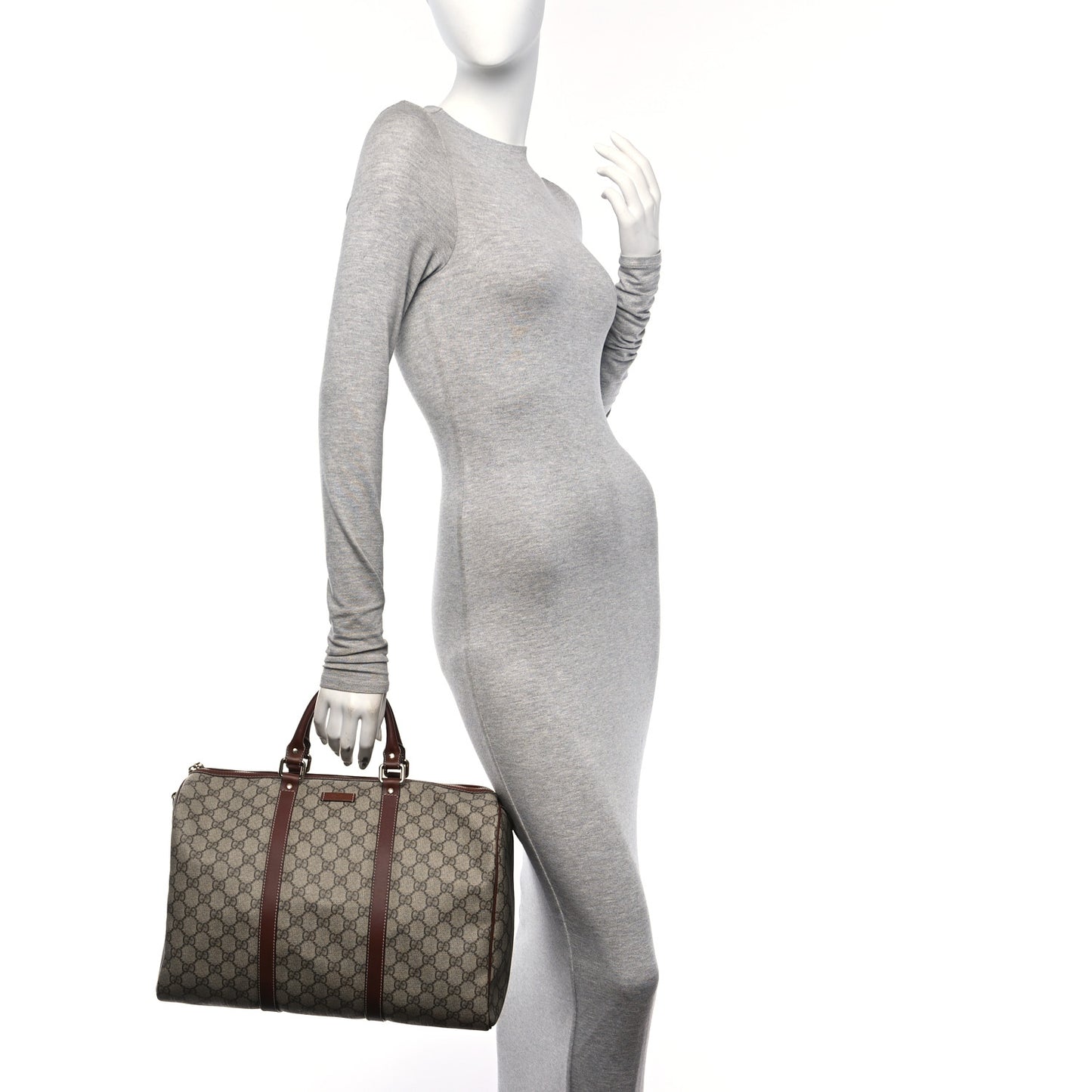 GG Plus Monogram Medium Joy Boston Brown