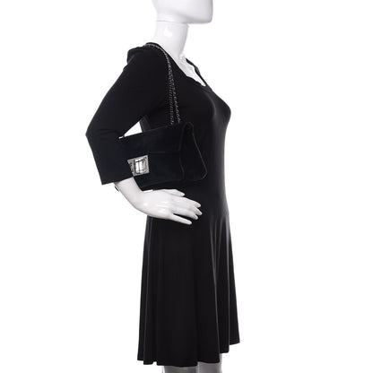 Chanel Velvet Small Mademoiselle Flap Black 3 of 11