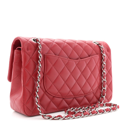 Chanel Lambskin Quilted Medium Double Flap Red 3 of 11