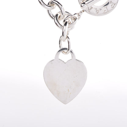 Tiffany Sterling Silver Heart Tag Toggle Necklace 4 of 7
