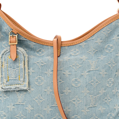 Louis Vuitton Monogram Denim CarryAll PM Sky Blue 9 of 11