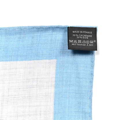 Hermes Cashmere Silk En Attendant Ulysse Shawl 140 6 of 6