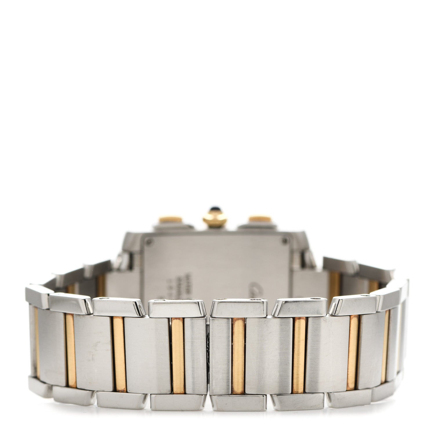 Cartier Stainless Steel 18K Yellow Gold 28mm Tank Francaise Chrono Reflex Quartz Watch 3 of 4