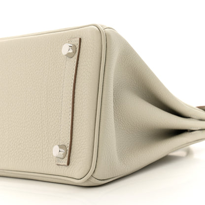 Hermes Togo Birkin 25 Gris Perle 10 of 12