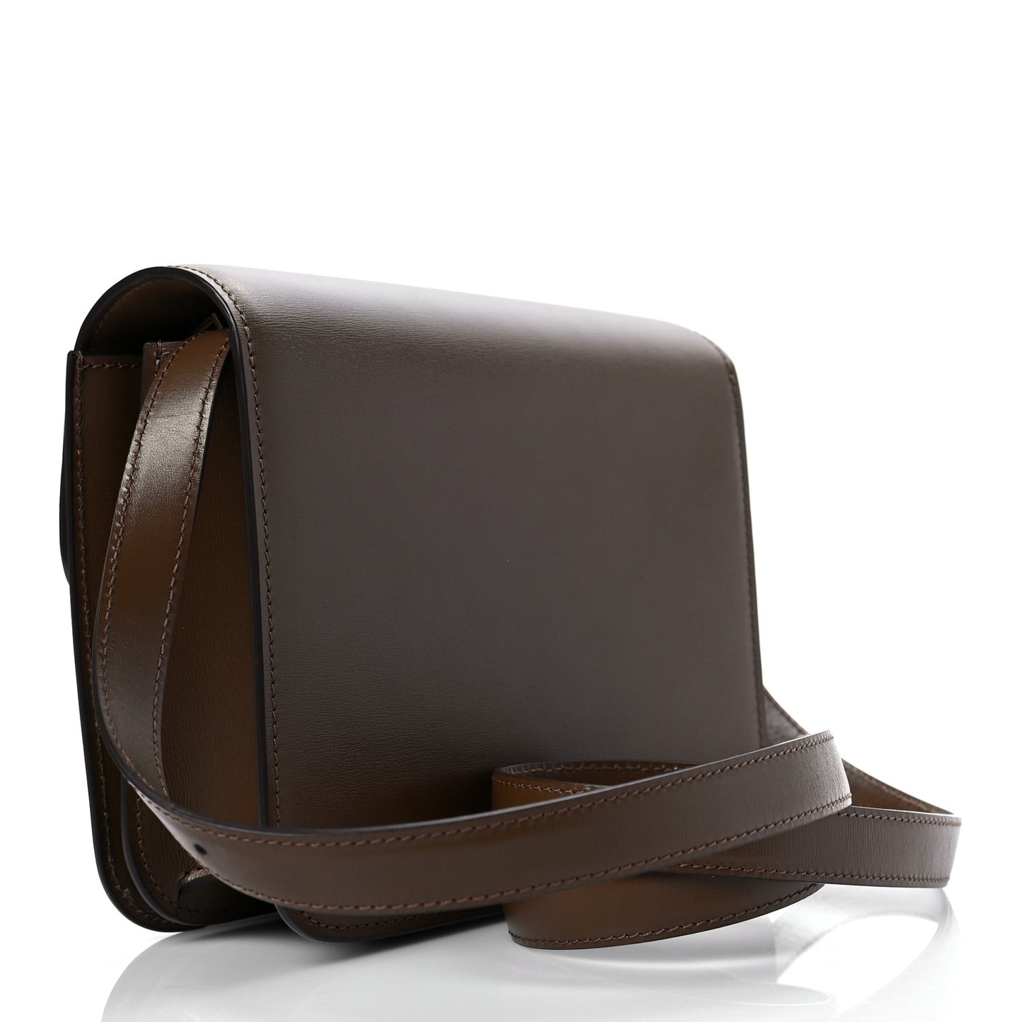 Box Calfskin Teen Classic Box Flap Bag Camel