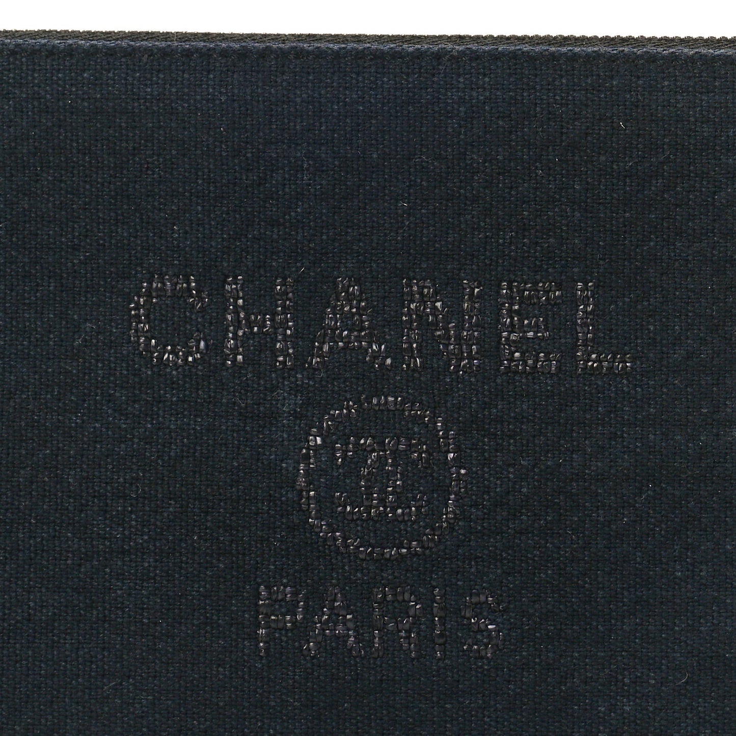 Mixed Fibers Small Deauville Pouch Blue