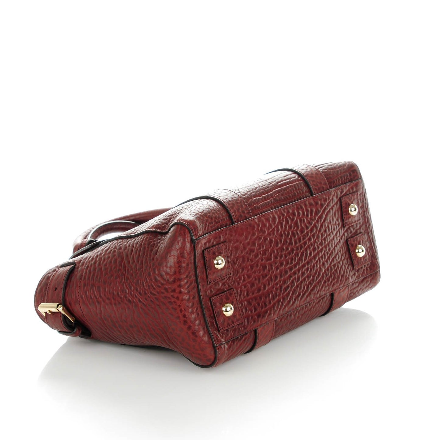 Shrunken Calfskin Small Bayswater Oxblood