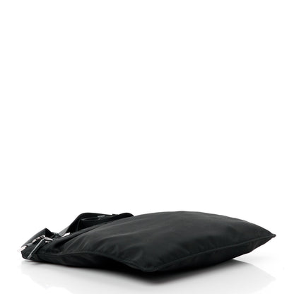 Prada Nylon Vela Flat Messenger Bag Black 4 of 12