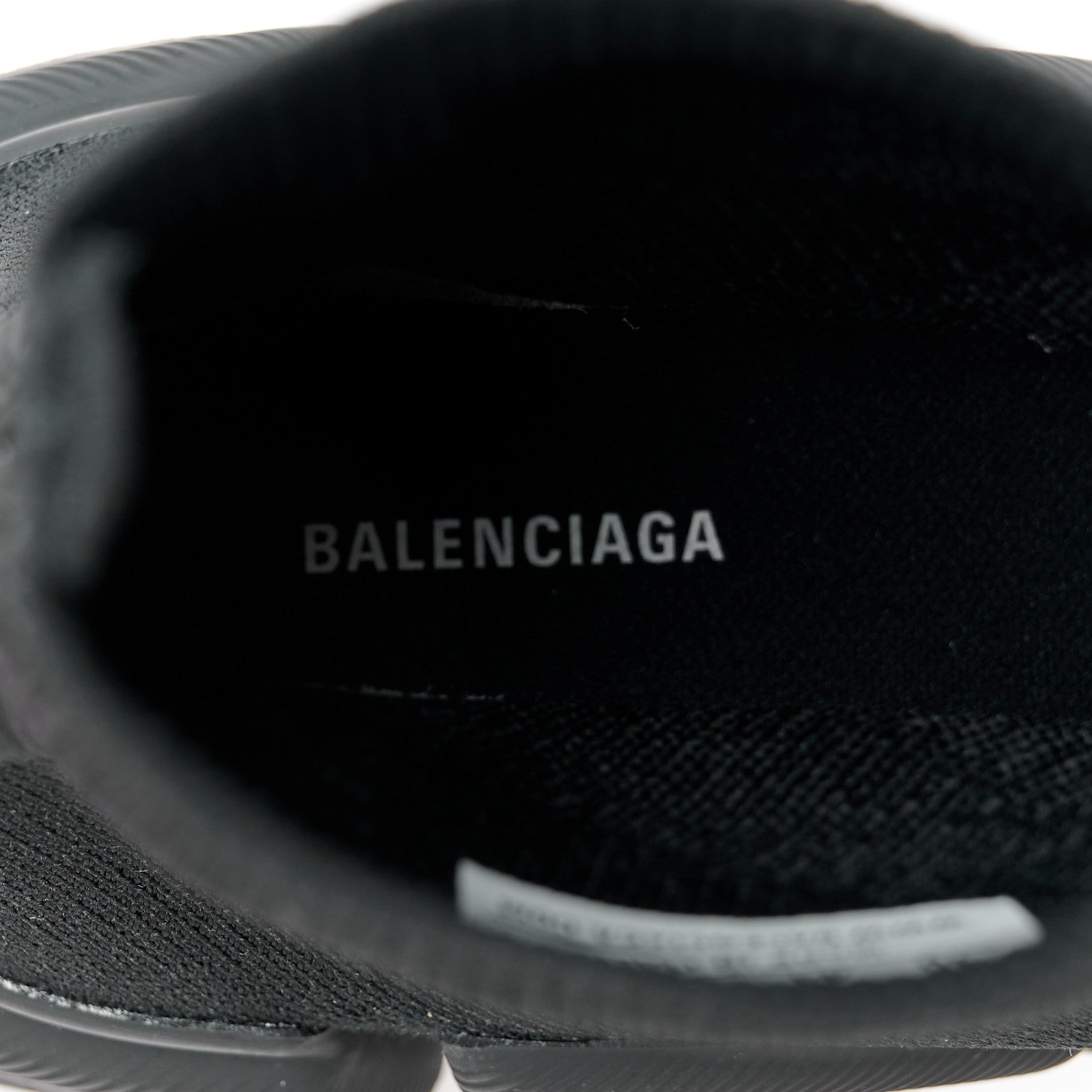 Balenciaga Technical 3D Recycled Knit Bi-Color Sole Mens Speed 2.0 Sneakers 44 Black White 7 of 9