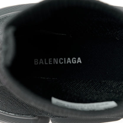 Balenciaga Technical 3D Recycled Knit Bi-Color Sole Mens Speed 2.0 Sneakers 44 Black White 7 of 9