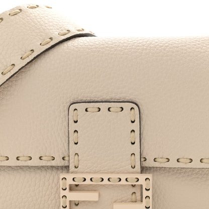 Fendi Embroidered Camelia Baguette Latte 7 of 15