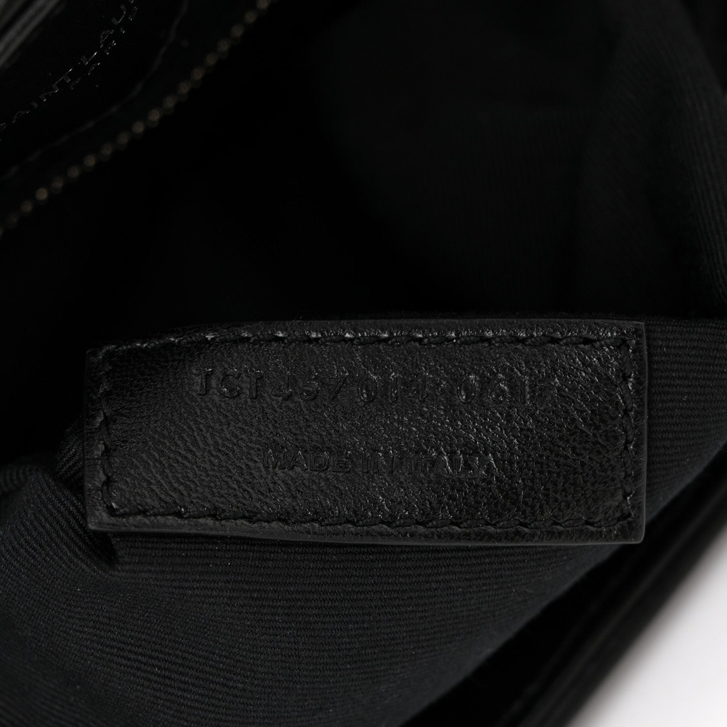 Saint Laurent Calfskin Y Quilted Monogram Large Loulou Chain Satchel Black 7 of 10