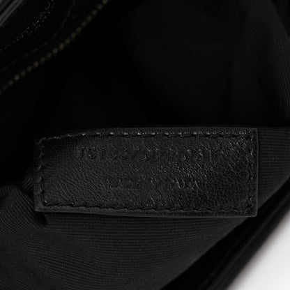 Saint Laurent Calfskin Y Quilted Monogram Large Loulou Chain Satchel Black 7 of 10
