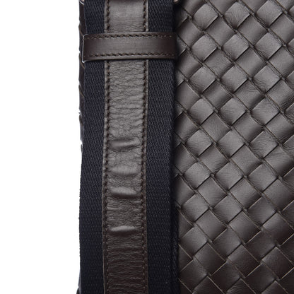 Bottega Veneta Nappa Intrecciato VN Crossbody Messenger Bag Ebano 11 of 11