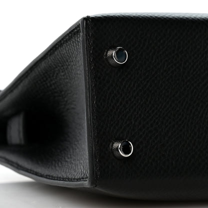 Hermes Epsom Mini Kelly Sellier 20 Black 9 of 11