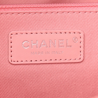 Chanel Mixed Fibers Small Deauville Tote Pink 6 of 10