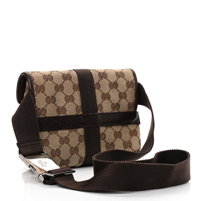 Gucci Monogram Waist Pouch Bag Dark Brown 3 of 16