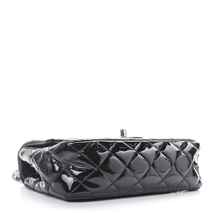 Chanel Patent Calfskin Quilted Mini Rectangular Flap Black 4 of 11