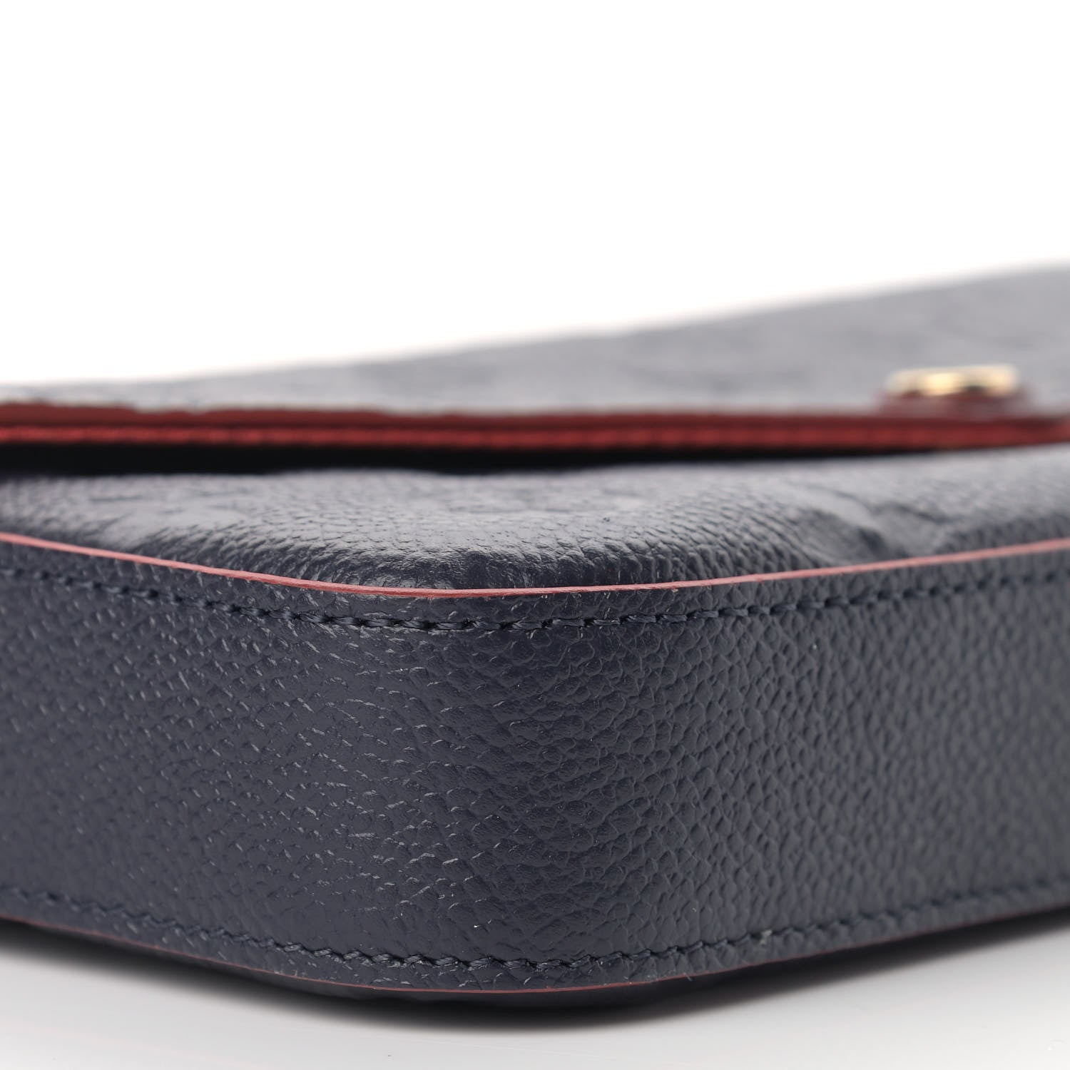 Louis Vuitton Empreinte Pochette Felicie Chain Wallet Marine Rouge 6 of 14