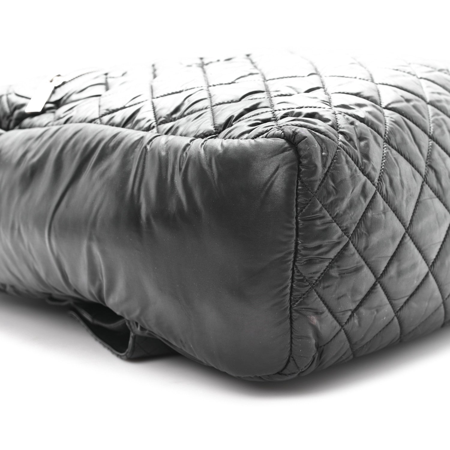 Chanel Nylon Quilted Coco Cocoon Backpack Black 9 of 14