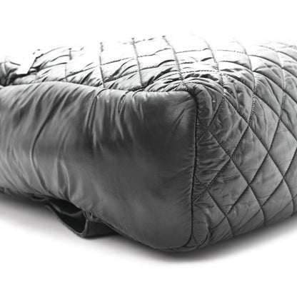 Chanel Nylon Quilted Coco Cocoon Backpack Black 9 of 14