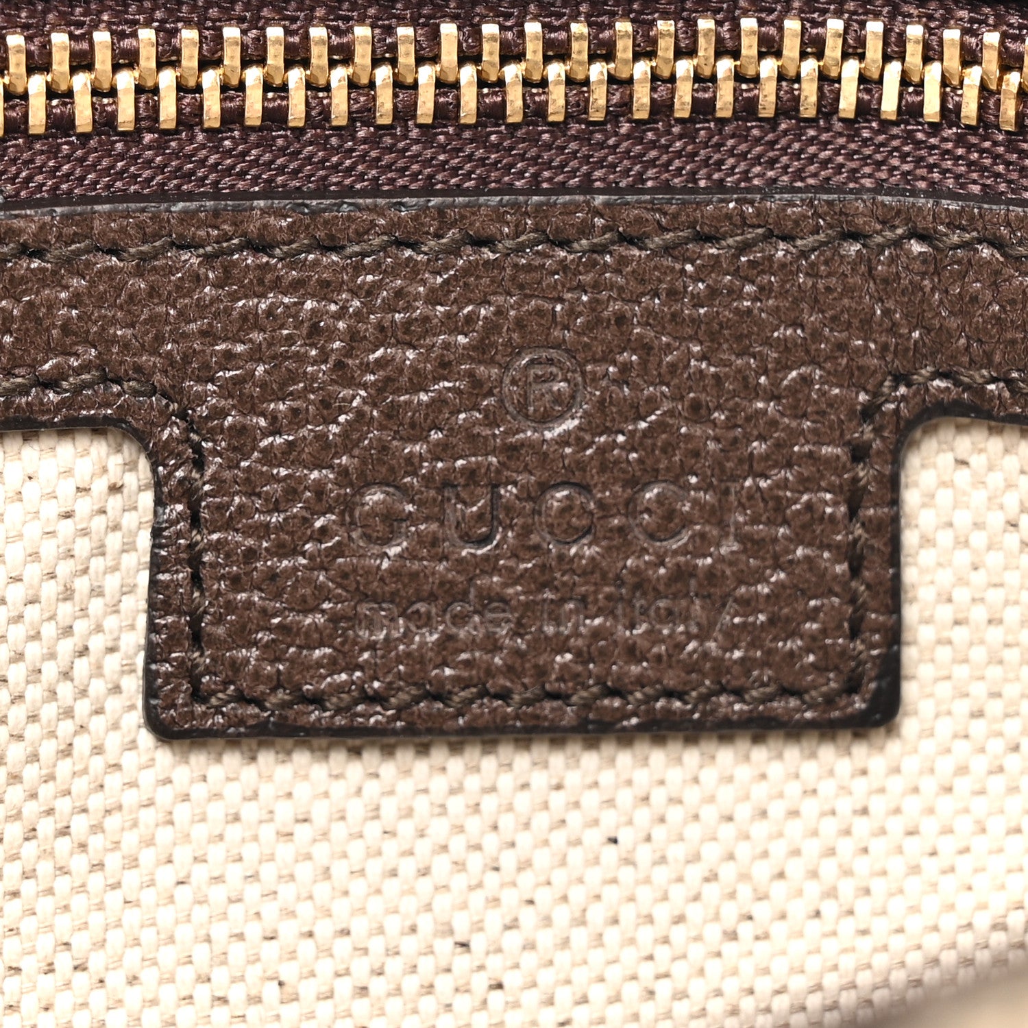 Gucci GG Supreme Monogram Textured Dollar Calfskin Blondie Chain Shoulder Flap Bag Beige Ebony New Acero 6 of 10