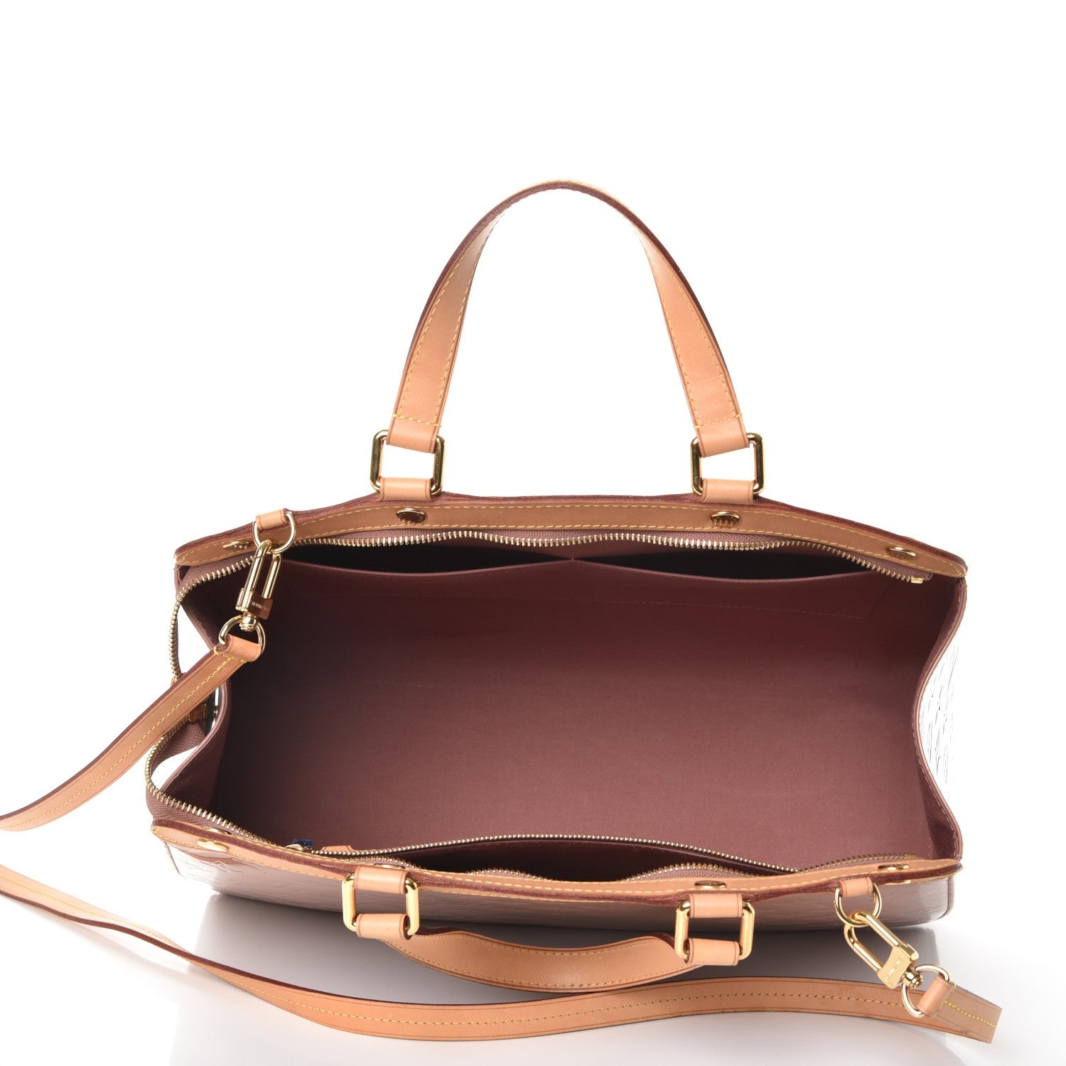 Louis Vuitton Vernis Brea GM Rose Velours 6 of 6