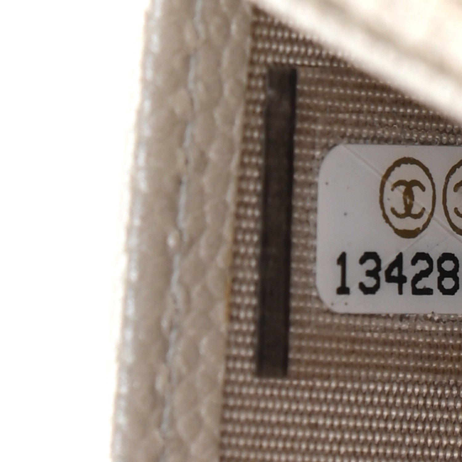 Chanel Caviar Sevruga Wallet on Chain WOC Silver 7 of 11