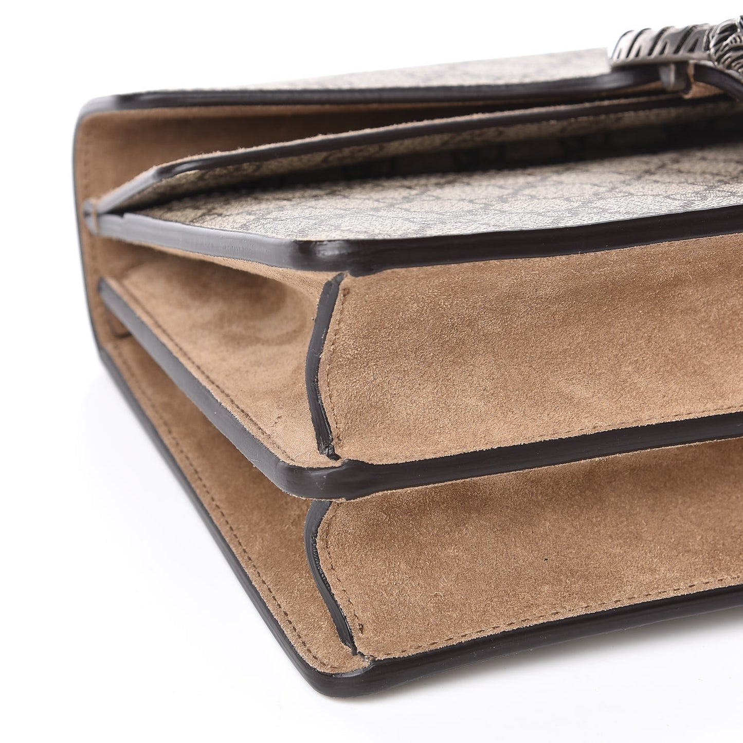 GG Supreme Monogram Small Dionysus Shoulder Bag Taupe