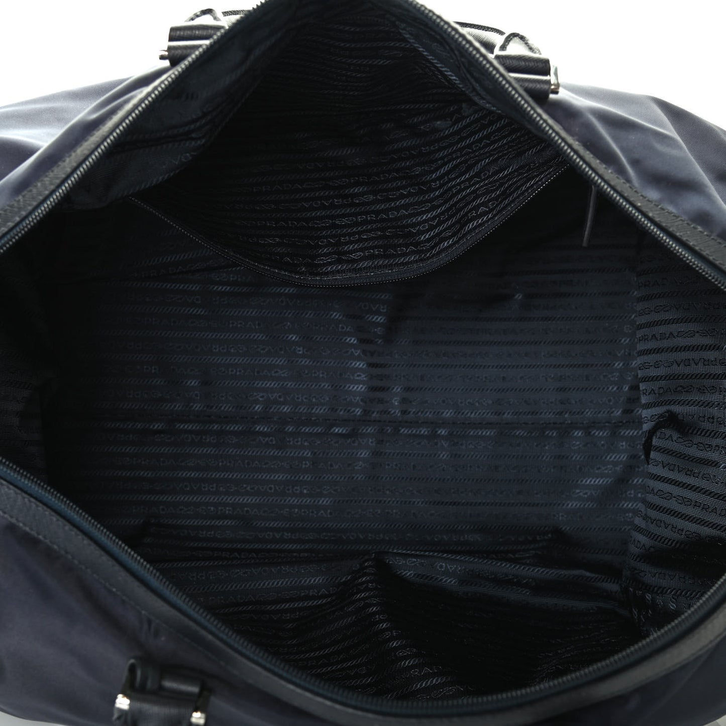 Tessuto Nylon Saffiano Viaggio Duffle Baltico