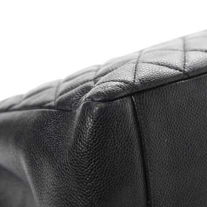 Chanel Caviar Quilted Grand Shopping Tote GST Black 10 of 17