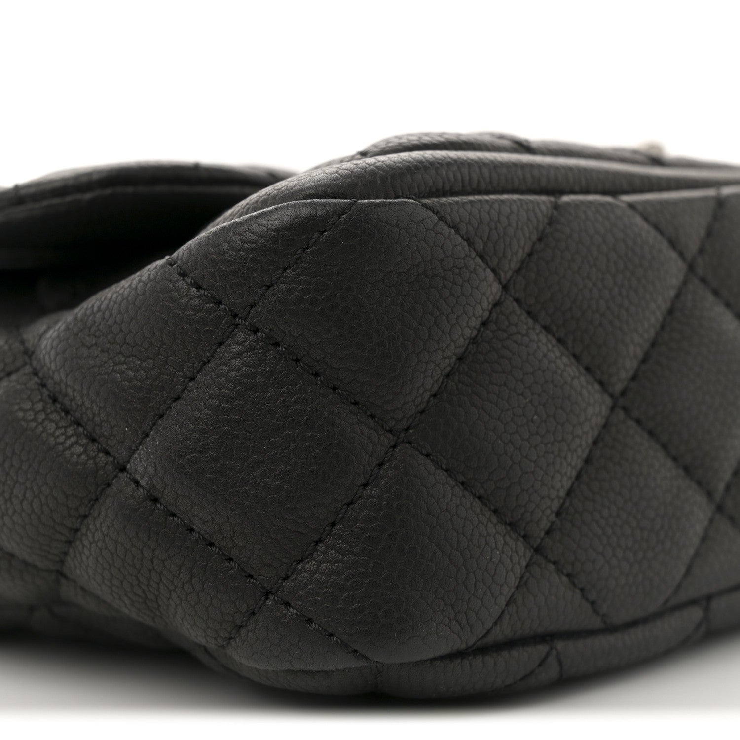 Chanel Caviar Quilted Large Now and Forever Flap Black 9 of 12