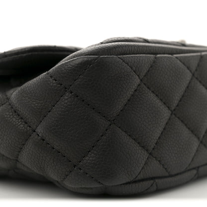 Chanel Caviar Quilted Large Now and Forever Flap Black 9 of 12
