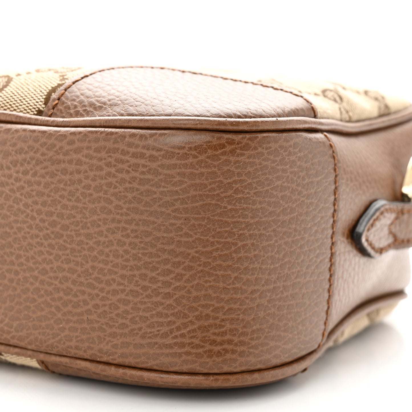 Monogram Mini Bree Messenger Bag Beige Tabacco