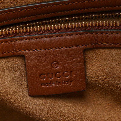 Gucci GG Supreme Monogram Large Linea A Hobo Light Brown 6 of 10