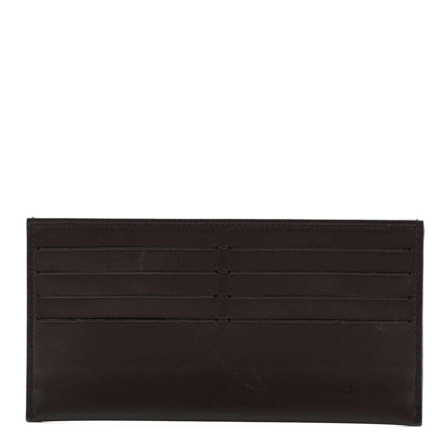 Louis Vuitton Calfskin Felicie Chain Wallet Card Holder Insert Brown 1 of 7