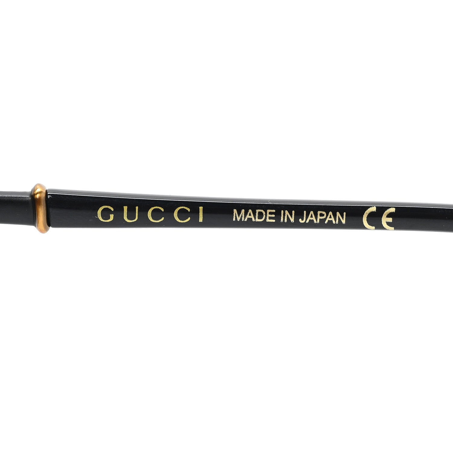 Gucci Acetate Metal Bamboo Sunglasses GG660S Black Brown 5 of 6