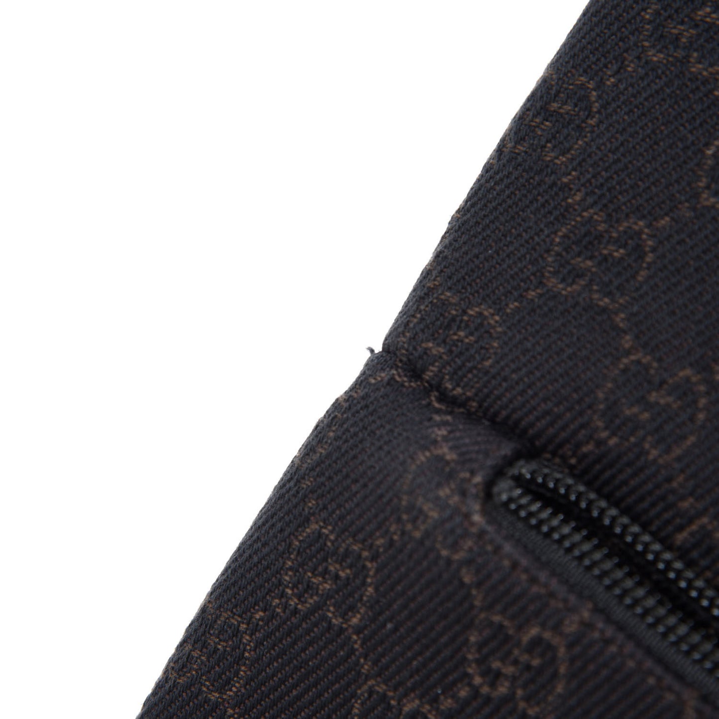 Denim Monogram Small Hobo Dark Brown