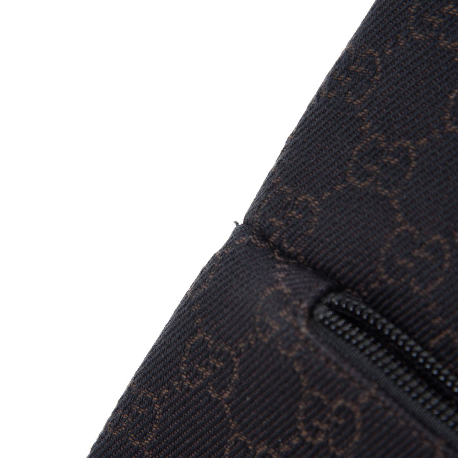 Gucci Denim Monogram Small Hobo Dark Brown 9 of 14