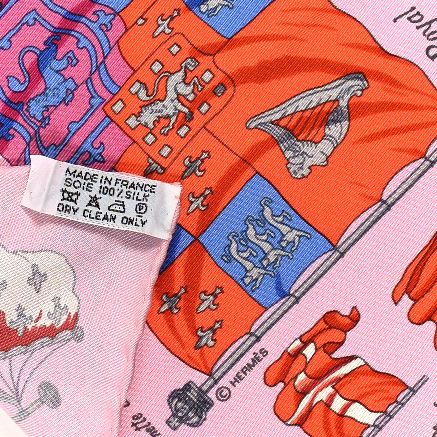 Hermes Silk Pavois Flags Pocket Square Scarf 1548997 – FASHIONPHILE