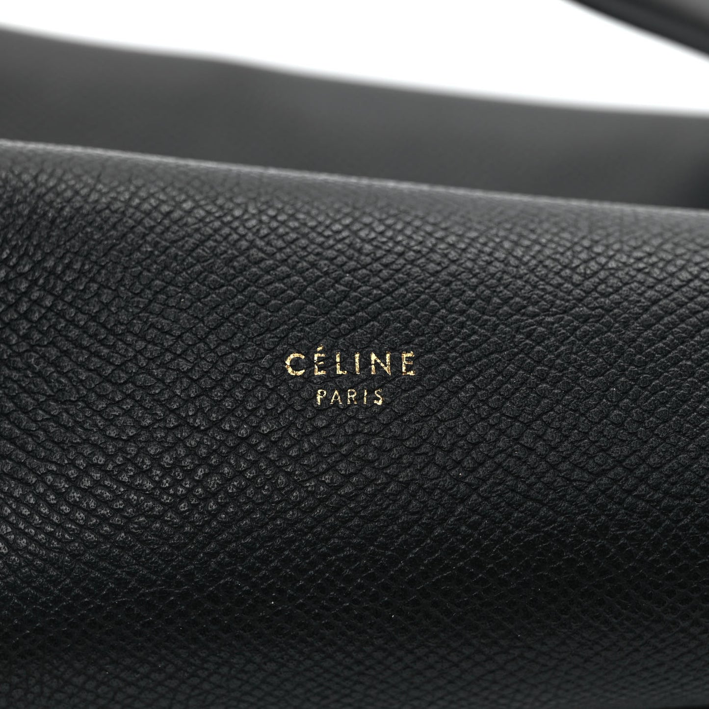 Grained Calfskin Mini Belt Bag Black