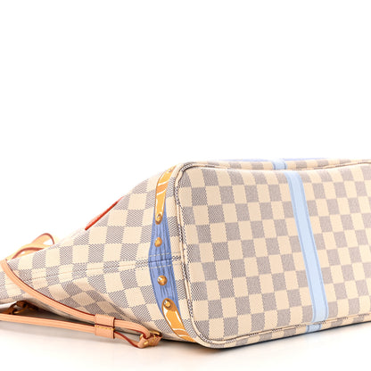 Louis Vuitton Damier Azur Summer Trunks Neo Neverfull MM 9 of 10