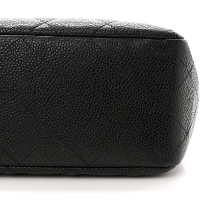 Chanel Caviar Quilted Jumbo Single Flap Black 17 of 17