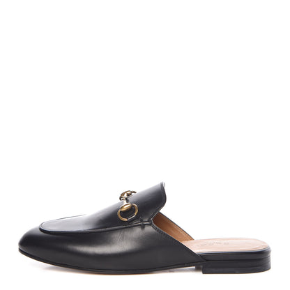 Gucci Calfskin Womens Princetown Slippers 35 Black 1 of 9