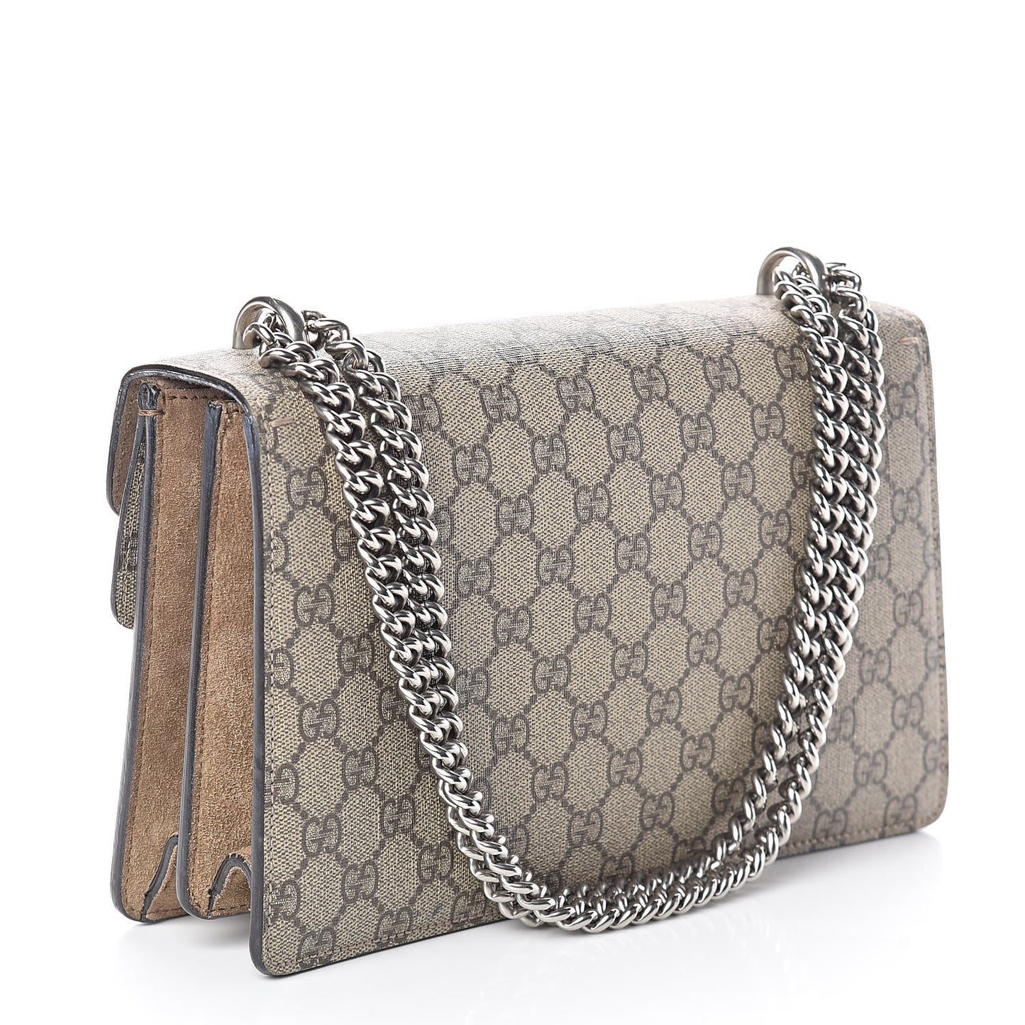 GG Supreme Monogram Small Dionysus Shoulder Bag Taupe