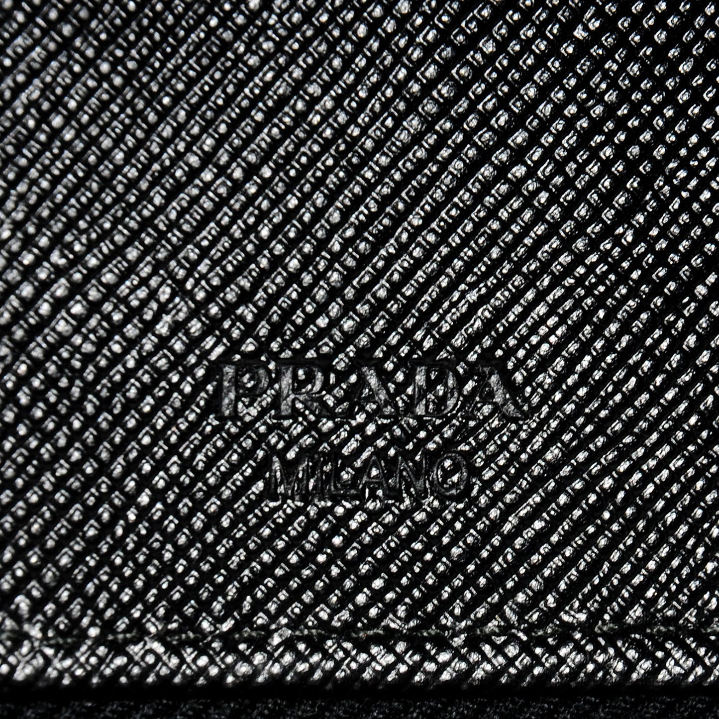 Saffiano Zip Around Document Wallet Nero Black