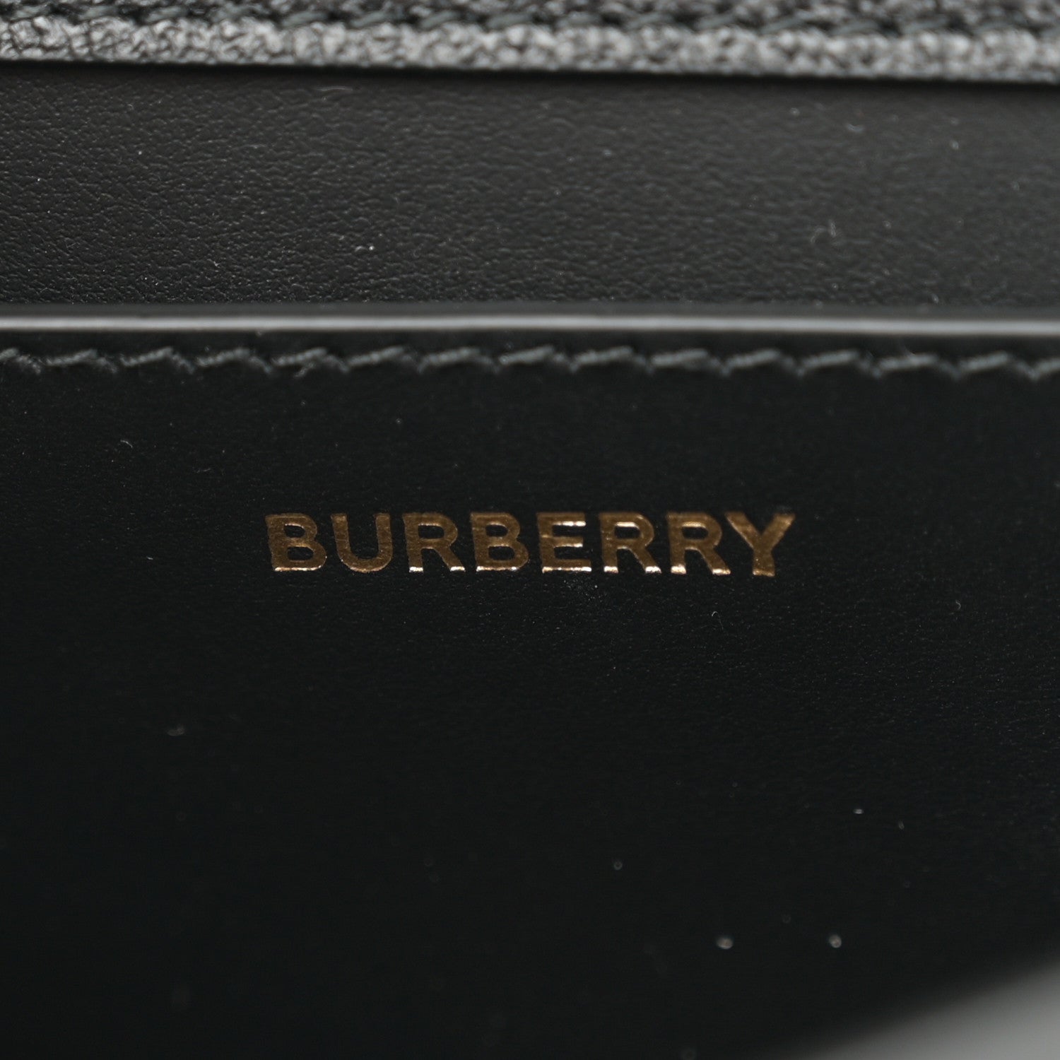 Burberry Grained Calfskin House Check Small Madison Shoulder Bag Black 6 of 9