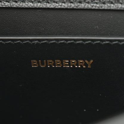 Burberry Grained Calfskin House Check Small Madison Shoulder Bag Black 6 of 9