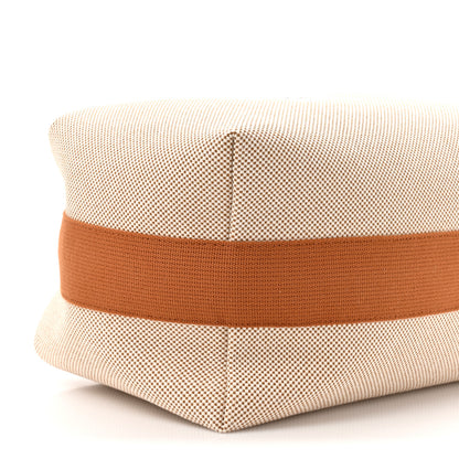 Hermes Canvas Large Bride-A-Brac Cabriole Case Biscuit 10 of 11