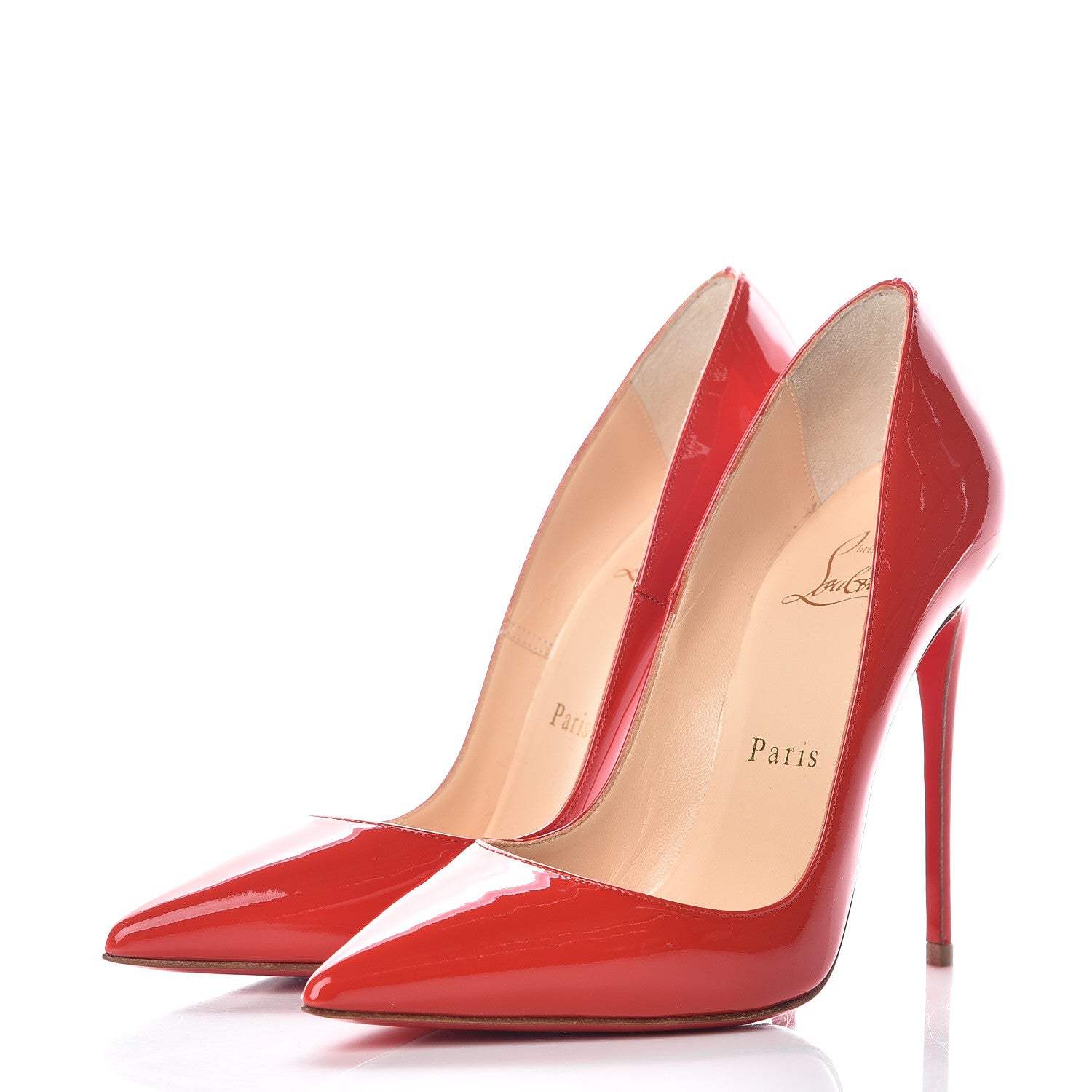 Christian Louboutin Patent So Kate 120 Pumps 35 Corazon 3 of 7